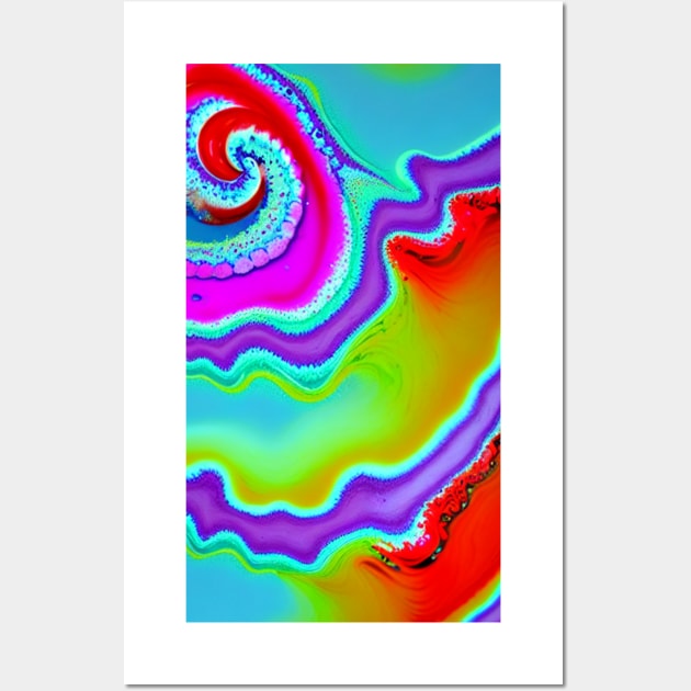 Radioactive Waves Wall Art by EggheadK8